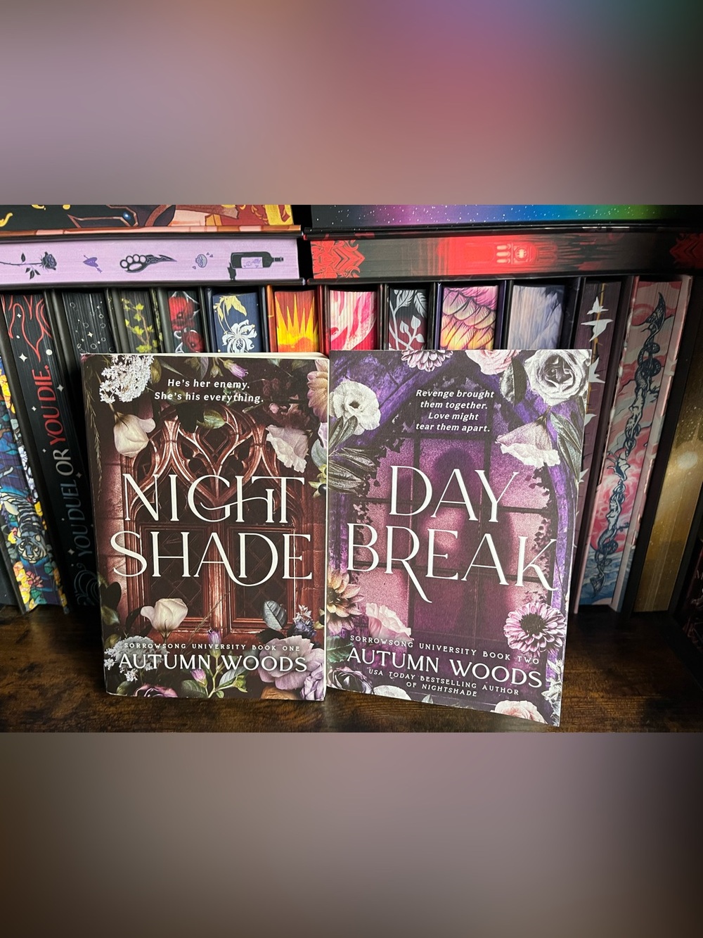 Sorrow Song University Series 1 & 2 by Autumn Woods
Night Shade and Day Break